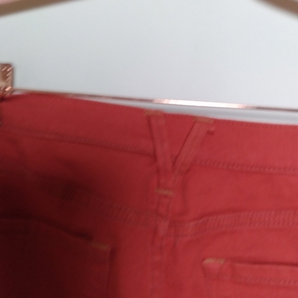 Roxy Orange Stretch Denim Low Rise Five Pocket Skinny Jeans Size 5/27 - Picture 7 of 12